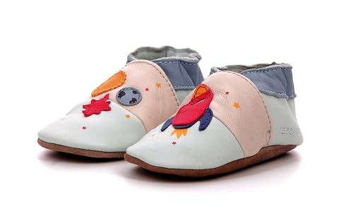 Robeez Deep Space Area Hausschuh, blau, 19 EU von Robeez