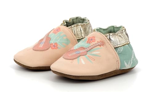 Robeez Jungen Mädchen Eyes On You Hausschuh, Hellrosa, Aqua Grün, 17 EU von Robeez