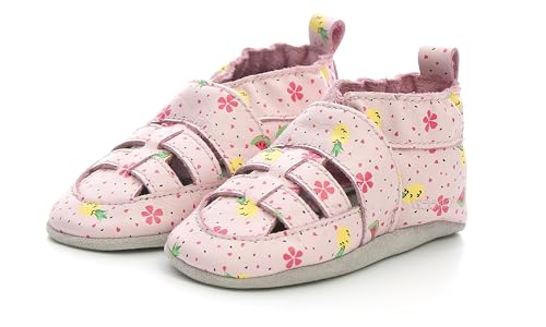 Robeez Jungen Mädchen SANDIZ Hausschuh, Rose Clair Fruits, 18 EU von Robeez