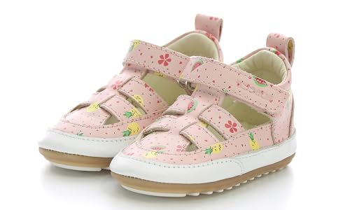 Robeez Jungen Unisex Kinder MINIZ Sneaker, Rose Clair Fruits, 18 EU von Robeez