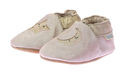 Robeez Mädchen Circus Style Hausschuh, Rosa mit Pailletten, 17/18 EU von Robeez