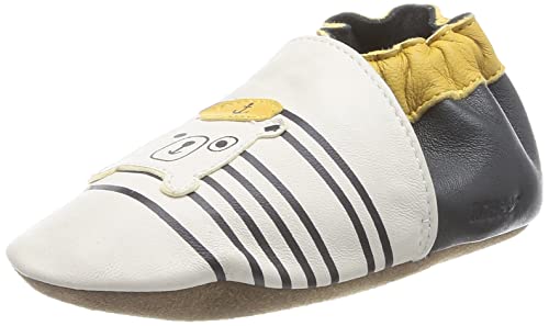 Robeez Naval Officer Hausschuh, Hellbeige, Marineblau, 23 EU von Robeez