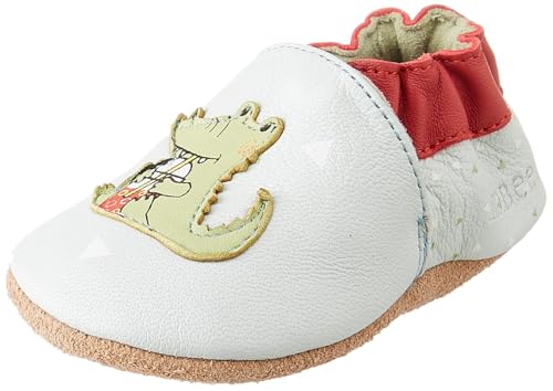 Robeez Relax Croco Hausschuh, himmelblau, 17 EU von Robeez