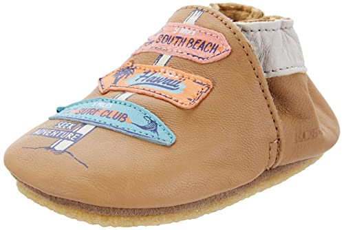 Robeez Seek Advent CRP Hausschuh, Helles Camel, 23 EU von Robeez