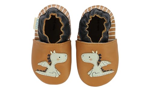 Robeez Jungen Helmet Bear Hausschuh, camel, 17/18 EU von Robeez