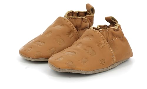 Robeez Unisex Baby Bear's Walk Krippenschuh, Braun/Camel, 18 EU von Robeez