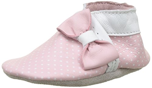 Robeez Unisex Baby CHIC Girl Krabbelschuhe, Pink (Rose), 23/24 EU von Robeez