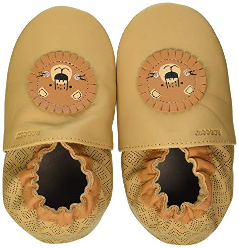 Robeez Unisex Baby GROOAR Hausschuh, Camel, 20 EU von Robeez