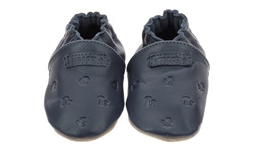 Robeez Unisex Baby MYWOOD Krippenschuh, Marine, 24 EU von Robeez
