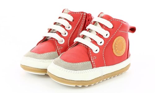 Robeez Jungen Unisex Kinder Migo Sneaker, Rot (Rouge 4), 19 EU von Robeez