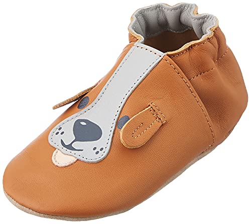 Robeez Sweety Dog Krippenschuh, Camel, 22 EU von Robeez