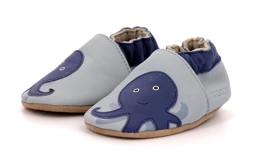 Robeez Wild Octopus, Babyschuhe, Blau, 19/20 EU, blau, 19/20 EU von Robeez