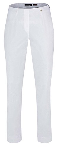 "Ich will Marie" Robell Damen Bengaline Stretchhose aus TV Frühjahr/Sommer 2017 (42, weiß(10)) von Robell