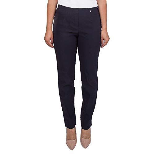Robell Damen Slim Arbeitshose-Stretchhose, Marine, Gr.- 42 von Robell