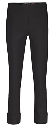 Robell Bella 09 Bengaline Damen Schlupfhose Komfortstretch 46, schwarz 90 von Robell