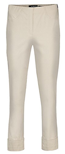 Robell Bella 7/8 Sommer + Winter Stretchhosen Schlupfhosen #Bella 09 (44, Sommer Beige) von Robell