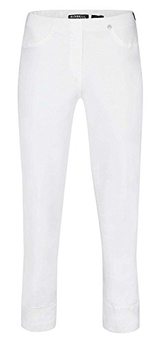 Robell Bella Slim Fit 7/8 Stretchhosen Schlupfhosen Damen Hosen #Bella 09 Collection Frühjahr/Sommer 2017 (36, weiß(10)) von Robell