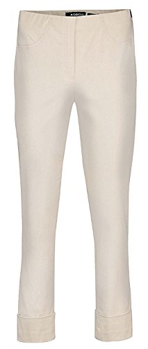 Robell Bella Slim Fit 7/8 Stretchhosen Schlupfhosen Damen Hosen #Bella 09 Collection Frühjahr/Sommer 2017 (beige(14),48) von Robell