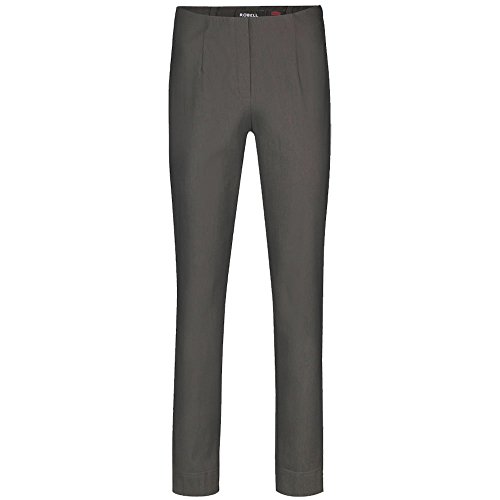 Robell Damen Slim Arbeitshose-Stretchhose, Anthrazit(97), Gr.- 48 von Robell