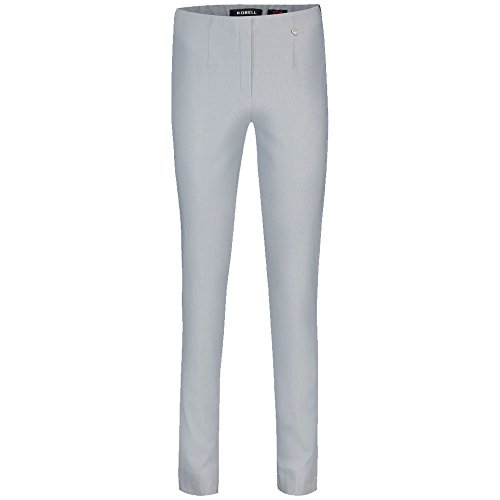 Robell Damen Slim Arbeitshose-Stretchhose, Grau(96), Gr.- 34 von Robell