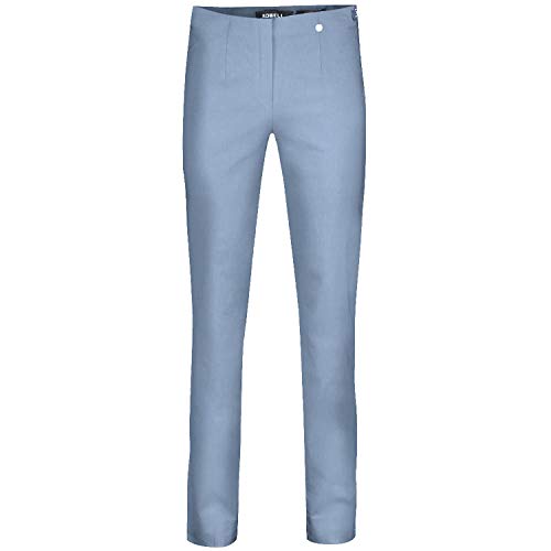 Robell Damen Slim Arbeitshose-Stretchhose, Light Denim Blue, Gr.- 40 von Robell