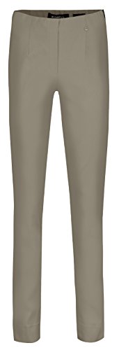 Robell Damen Slim Arbeitshose-Stretchhose, Light Taupe, Gr.- 38 von Robell