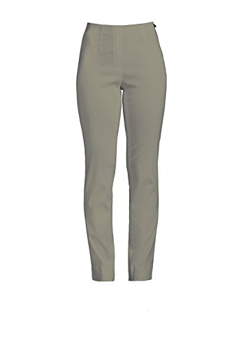 Robell Damen Slim Arbeitshose-Stretchhose, Olive, Gr.- 38 von Robell