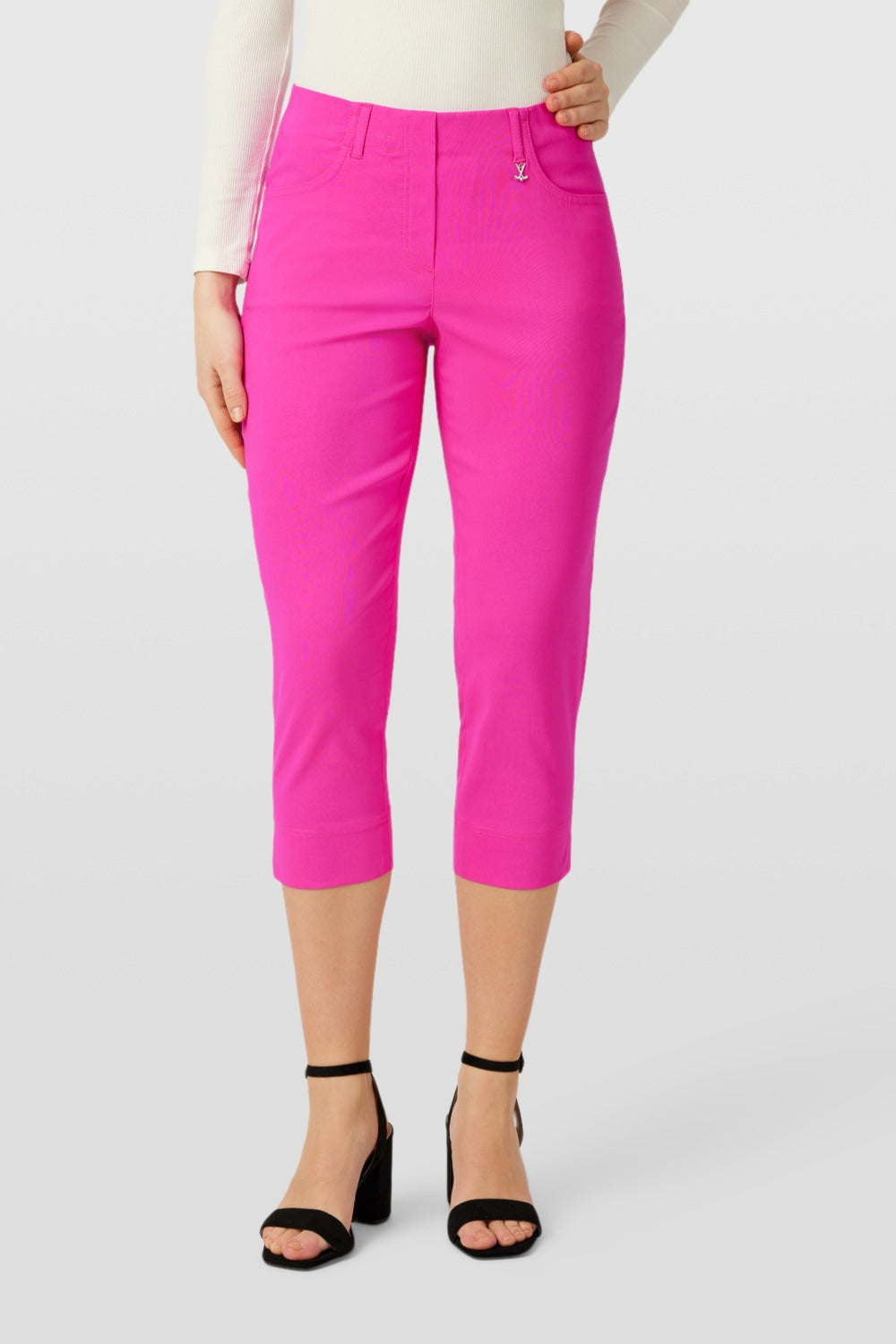 Robell Lexi 07 Capri Hosen Rosa von Robell