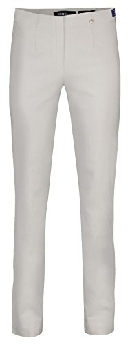 Robell Stretchhosen Slim Fit ICH Will Marie - (40, Silber) von Robell