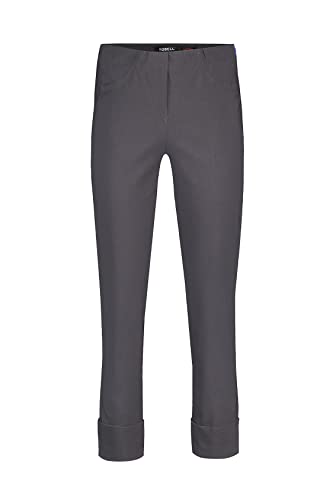 Robell Style BELLA09-7/8 Stoffhose Damen high Waist - Damenhose Power Stretch - Bengaline Stoff Hose mit Aufschlag und Gesäßtaschen - Bitte eine Größe Kleiner bestellen - Anthrazit - 52 Robell Style BELLA09-7/8 Stoffhose Damen high Waist - Damenhose Power Stretch - Bengaline Stoff Hose mit Aufschlag und Gesäßtaschen - Bitte eine Größe Kleiner bestellen - Anthrazit - 52 von Robell