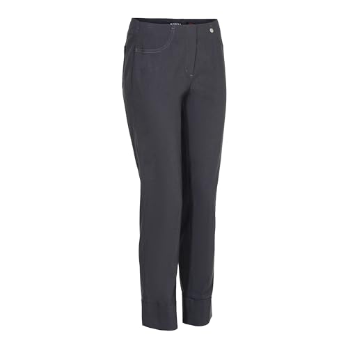Robell Style BELLA09-7/8 Stoffhose Damen high Waist - Damenhose Power Stretch - Bengaline Stoff Hose mit Aufschlag und Gesäßtaschen - Bitte eine Größe Kleiner bestellen - Anthrazit - 44 Robell Style BELLA09-7/8 Stoffhose Damen high Waist - Damenhose Power Stretch - Bengaline Stoff Hose mit Aufschlag und Gesäßtaschen - Bitte eine Größe Kleiner bestellen - Anthrazit - 44 von Robell