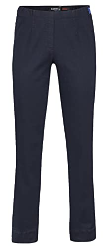 Robell Style Marie - Damen Jeans Straight - Jeanshose Damen high Waist - Stretch Jeans Hose bequemen Oberschenkel - Moderne Damenhose - Bitte Zwei Größen Kleiner bestellen, Darkblue, 48 von Robell