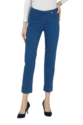 Robell Style Marie - Kurzgröße - Damen Jeans Straight - Jeanshose Damen high Waist - Stretch Jeans Hose - bequemer Oberschenkel - Bitte Zwei Größen Kleiner bestellen von Robell