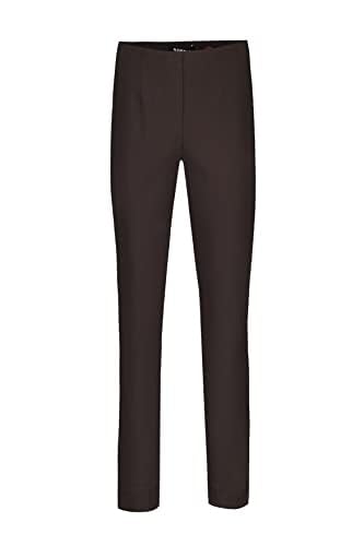 Robell Style Marie- Kurzgröße - Stoffhose Damen high Waist - Damenhose Power Stretch - Bengaline Stoff Hose mit Schlitz am Saum - Bitte eine Größe Kleiner bestellen von Robell