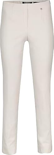 Robell Style Marie - Stoffhose Damen high Waist - Damenhose Power Stretch - Bengaline Stoff Hose mit Schlitz am Saum - Bitte eine Größe Kleiner bestellen - Sand, 40 Robell Style Marie - Stoffhose Damen high Waist - Damenhose Power Stretch - Bengaline Stoff Hose mit Schlitz am Saum - Bitte eine Größe Kleiner bestellen - Sand, 40 von Robell