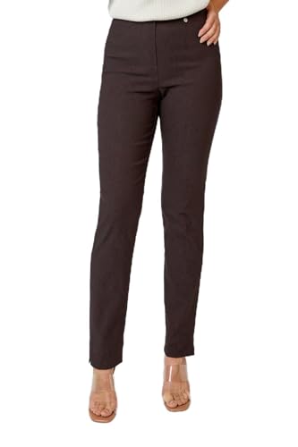Robell Style Marie - Stoffhose Damen high Waist - Damenhose Power Stretch - Bengaline Stoff Hose mit Schlitz am Saum – Innenseite angeraut - Bitte eine Größe Kleiner bestellen Robell Style Marie - Stoffhose Damen high Waist - Damenhose Power Stretch - Bengaline Stoff Hose mit Schlitz am Saum – Innenseite angeraut - Bitte eine Größe Kleiner bestellen von Robell