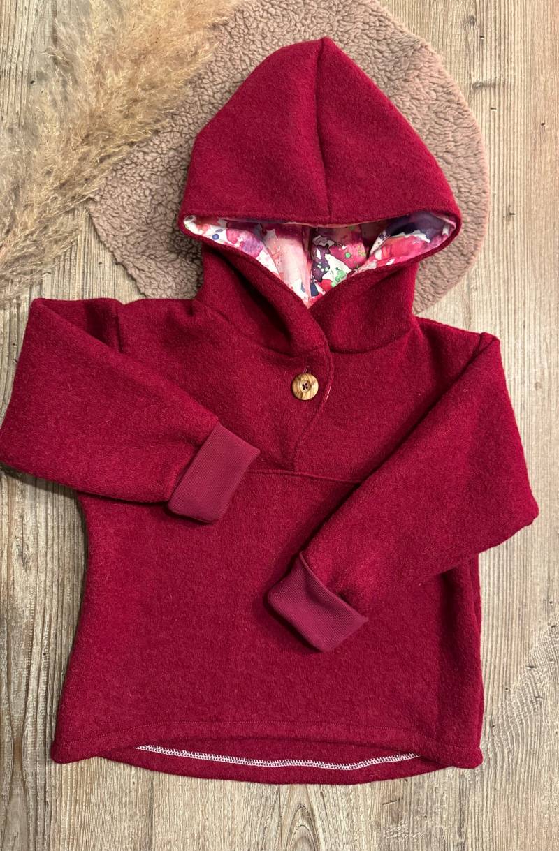 Pulli Aus Walkstoff Gr. 86 von RobellaHandmade