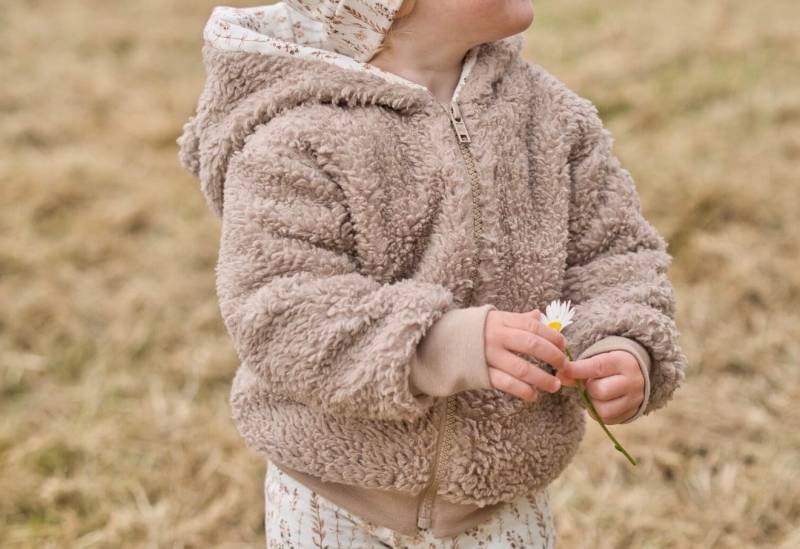 Teddy Jacke Getrocknete Blumen von RobellaHandmade