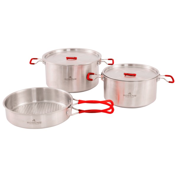 Robens - Sierra Steel Cook Set - Topf Gr L grau von Robens