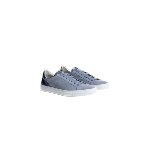 Robert Barakett Herren-Sneaker aus Leder mit Cupsole, Hell, blau, 41.5 EU von Robert Barakett