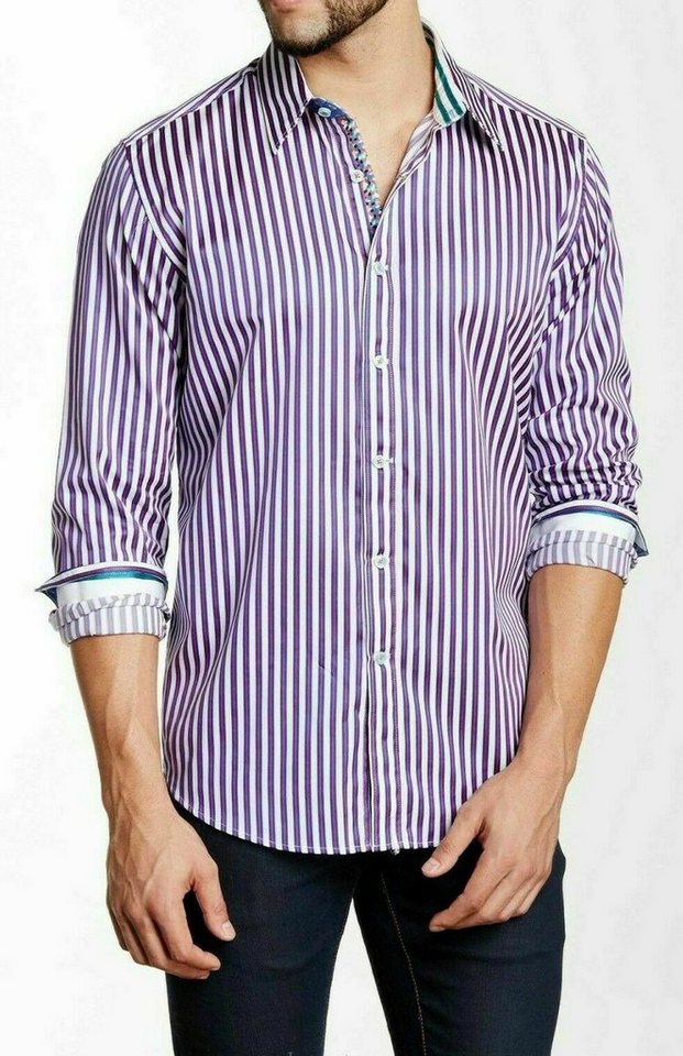 Robert Graham Langarmhemd ROBERT GRAHAM STRIPED STREtCH LIMITED MODERN COMFORT FIT MENS HEMD SHI von Robert Graham