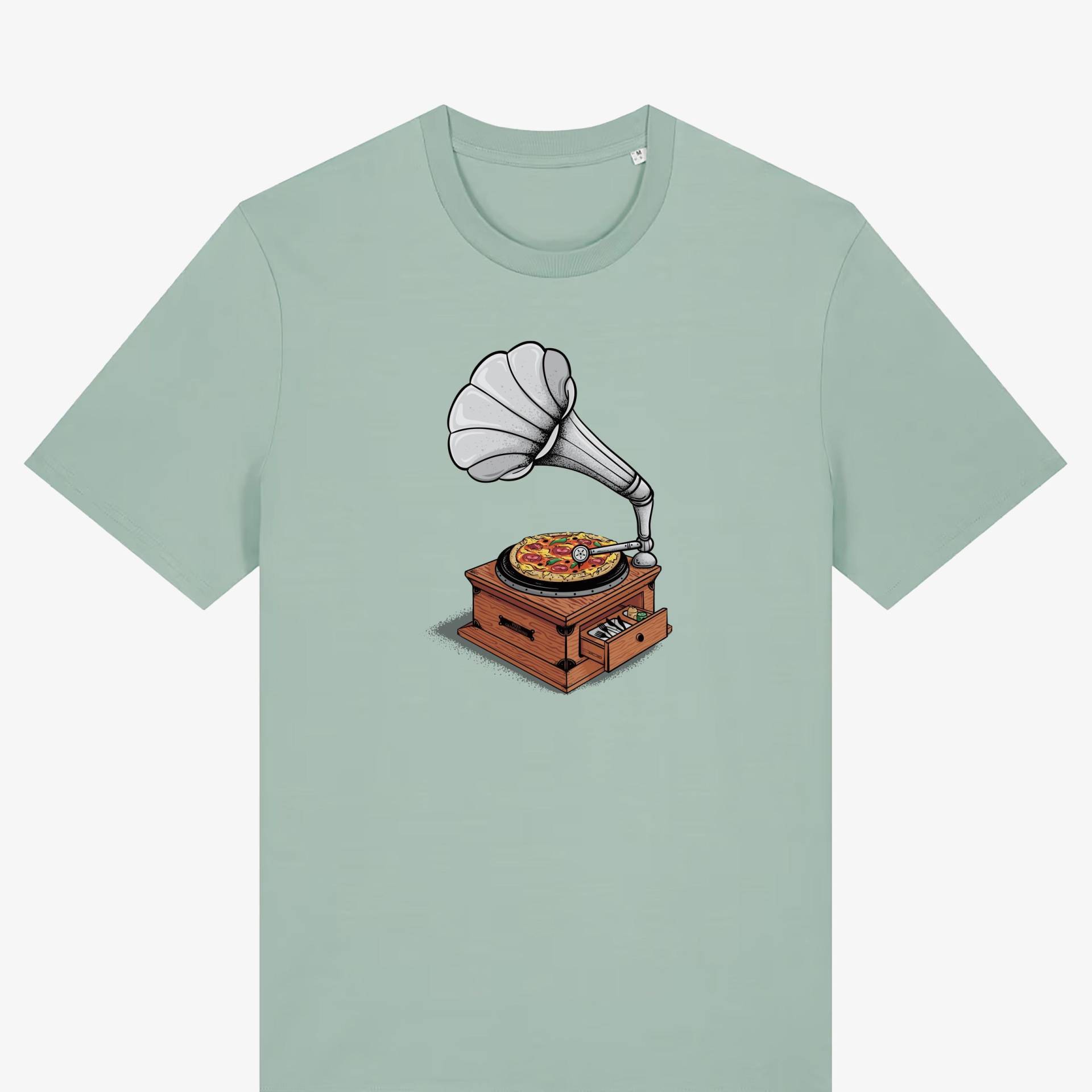 Pizza Grammophono Shirt von RobertRichterArtist