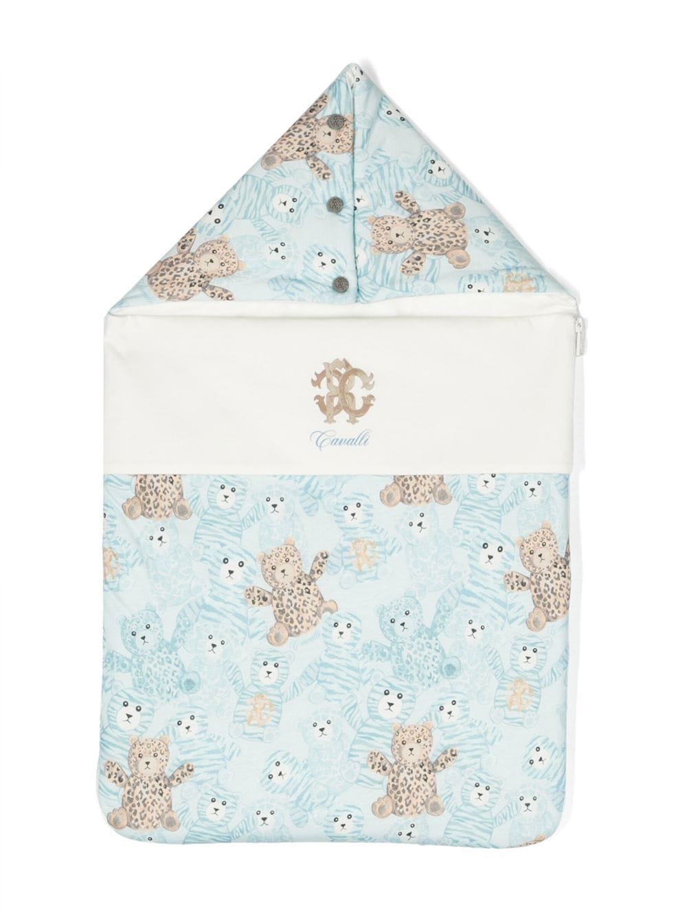 Roberto Cavalli Junior Schlafsack mit grafischem Print - Blau von Roberto Cavalli Junior