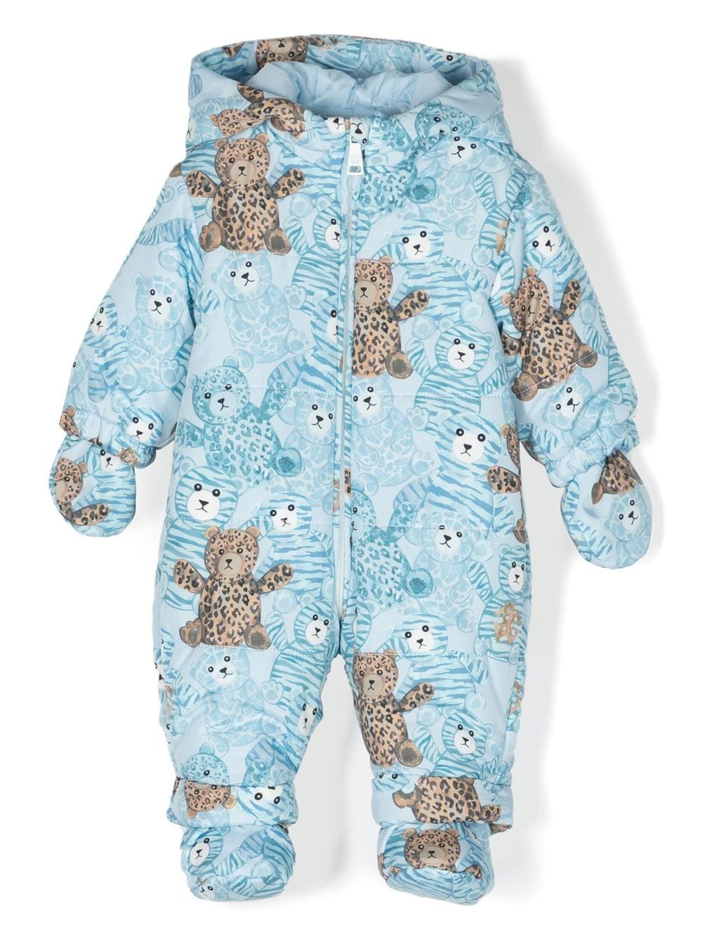 Roberto Cavalli Junior Schneeanzug mit Kapuze - Blau von Roberto Cavalli Junior