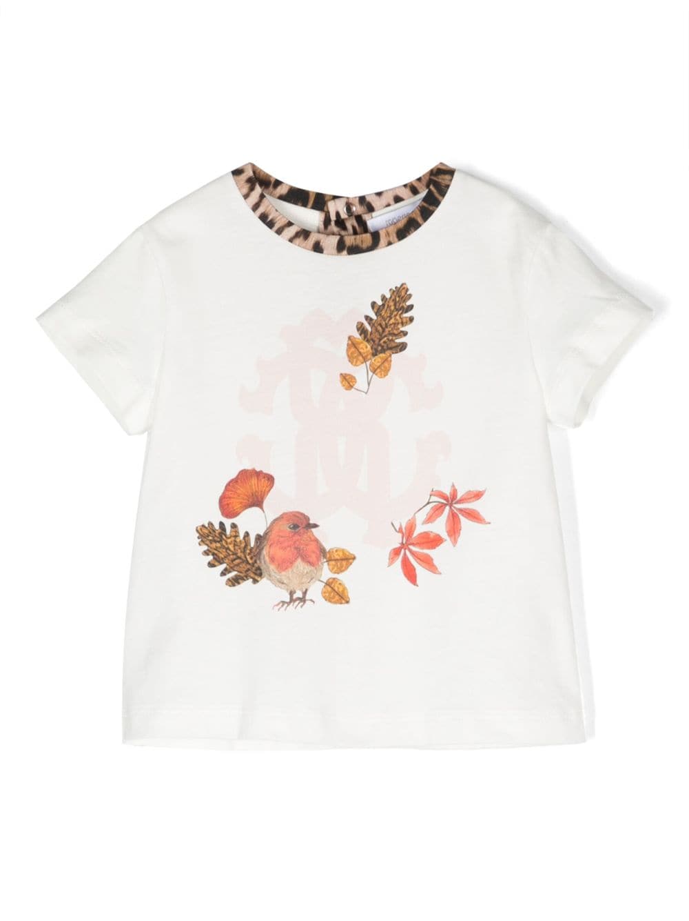 Roberto Cavalli Junior T-Shirt mit grafischem Print - Weiß von Roberto Cavalli Junior