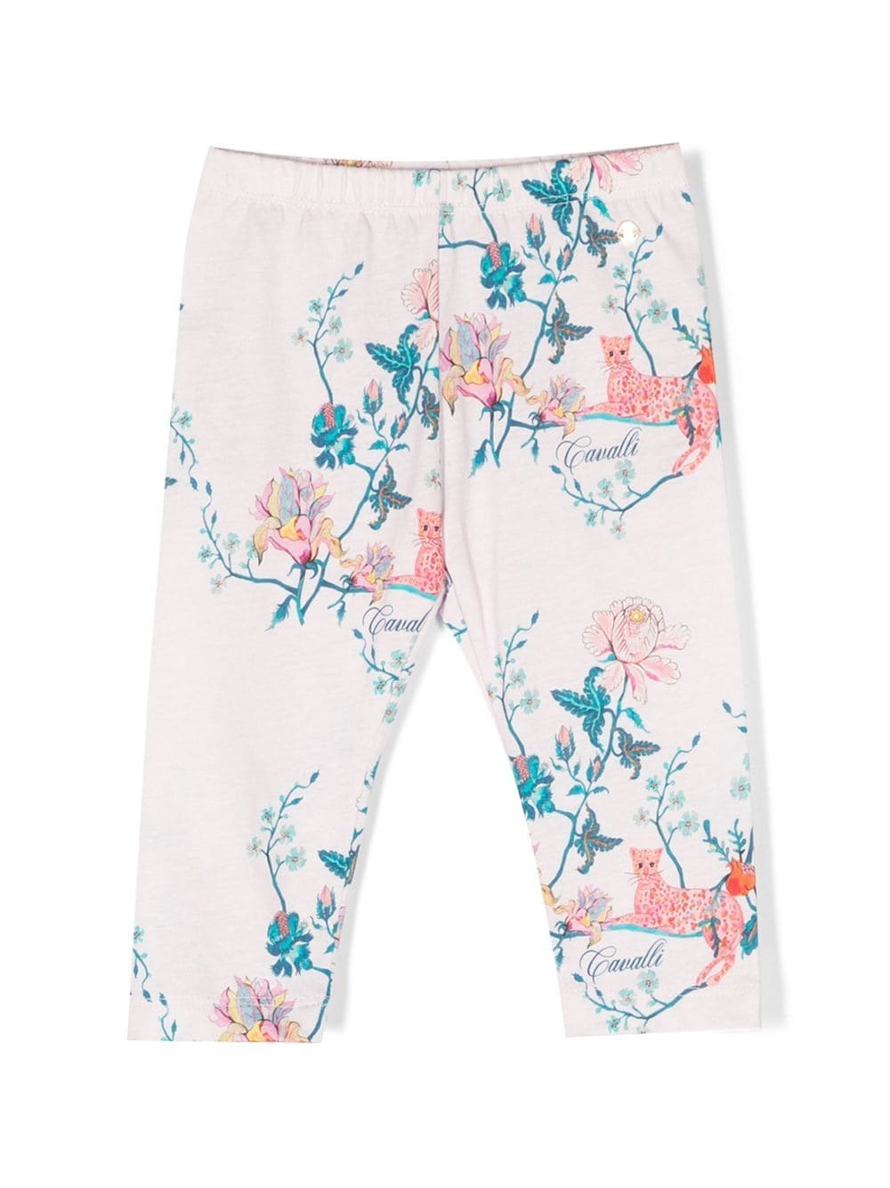 Roberto Cavalli Junior Leggings mit grafischem Print - Weiß von Roberto Cavalli Junior