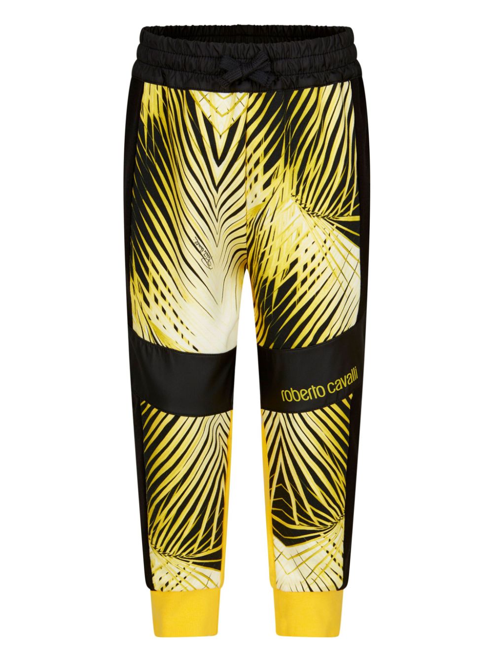 Roberto Cavalli Junior Jogginghose mit grafischem Print - Gelb von Roberto Cavalli Junior