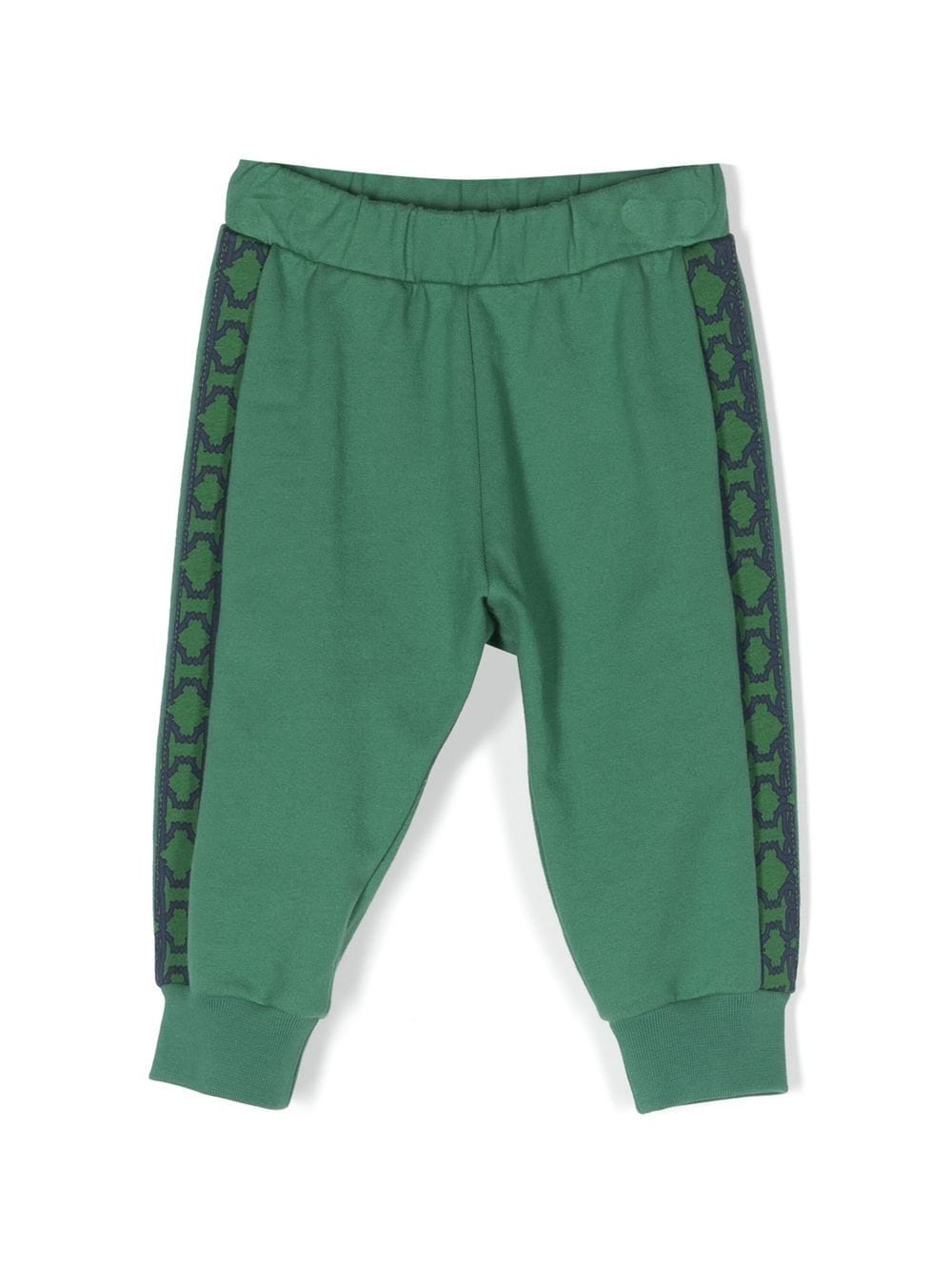 Roberto Cavalli Junior Jogginghose mit Monogrammstreifen - Grün von Roberto Cavalli Junior