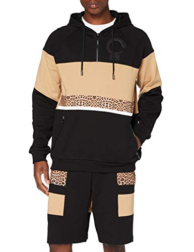 CAVALLI CLASS Herren B7JVB740 Kapuzenpullover, Schwarz, Small von Roberto Cavalli