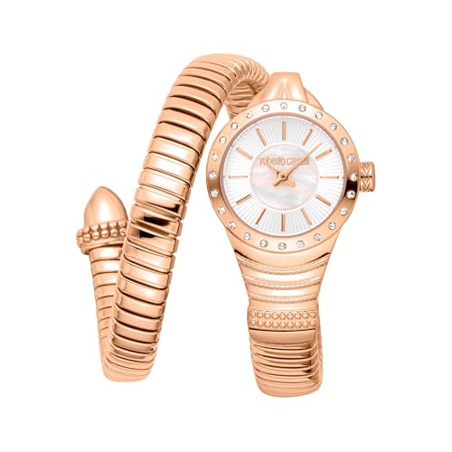 Roberto Cavalli Damen Analog Quarz Uhr mit Edelstahl Armband RC5L114M0055 von Roberto Cavalli
